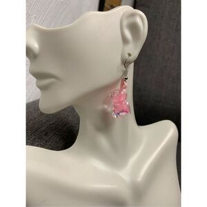 Teddy Bear Drink Earrings